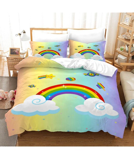 Multicolored rainbow duvet cover 2024