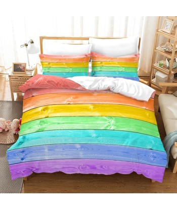 Gay rainbow duvet cover rembourrage situé sous