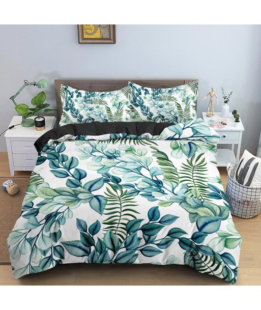 Green plant jungle duvet cover en ligne des produits 