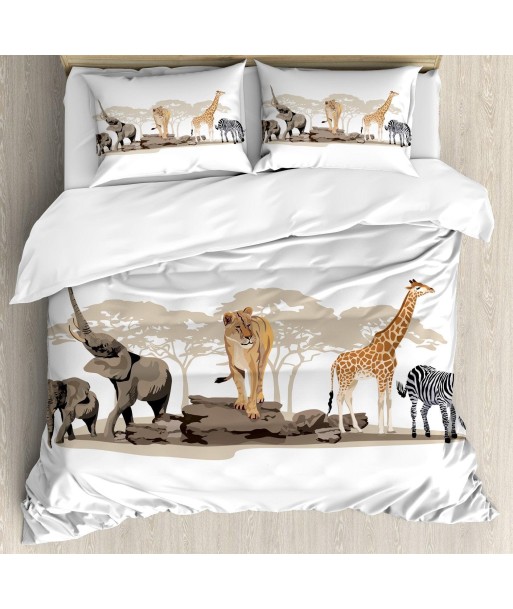 Duvet cover jungle savannah Economisez 