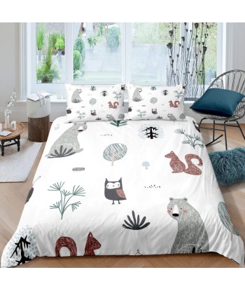 Children's jungle duvet cover de l' environnement