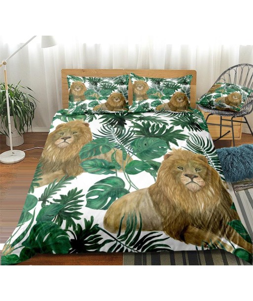 Lion jungle duvet cover livraison et retour toujours gratuits