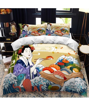 Sushi pattern duvet cover ouvre sa boutique