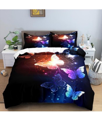 Modern butterfly duvet cover pas chere