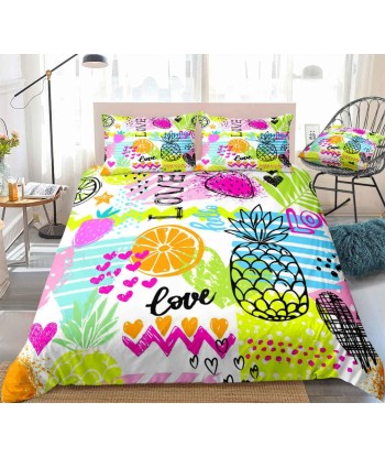 Love pineapple duvet cover Fin de série