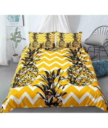 Zebrated pineapple duvet cover store