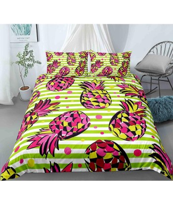 Multicolored pineapple duvet cover Venez découvrir notre 