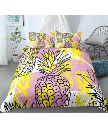 Sketch pineapple duvet cover français