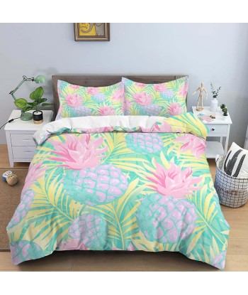 200x200 pineapple duvet cover brillant des détails fins