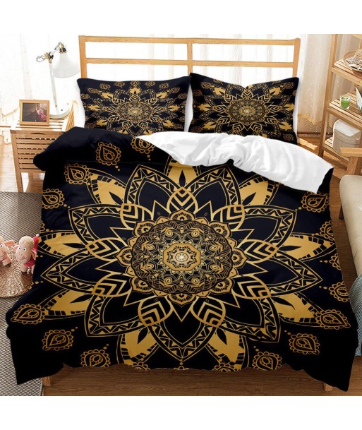 Golden motif duvet cover de l' environnement