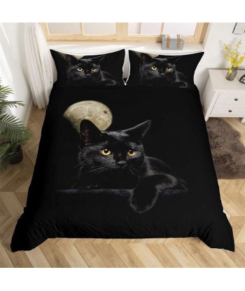 Black cat duvet cover outlet