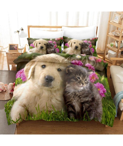 Dog and cat duvet cover commande en ligne