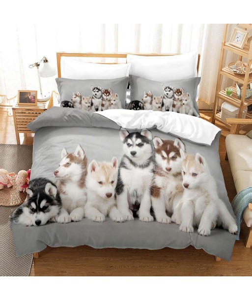 Husky dog duvet cover pas cher