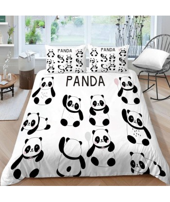 Child panda duvet cover pas cher 