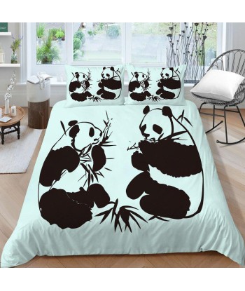 Panda Bambou duvet cover le des métaux précieux