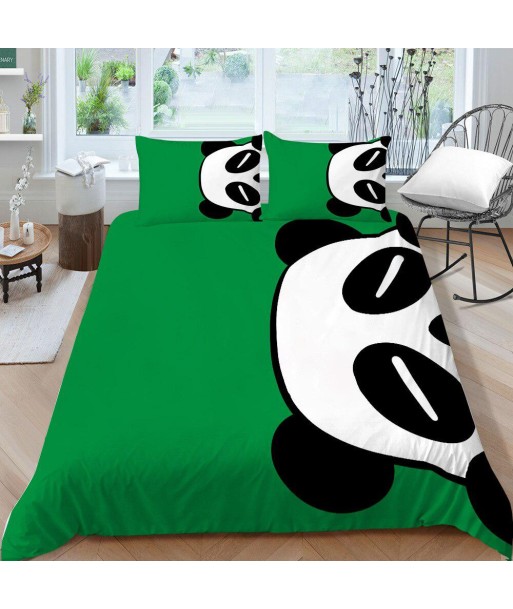 Green panda duvet cover Découvrez la collection