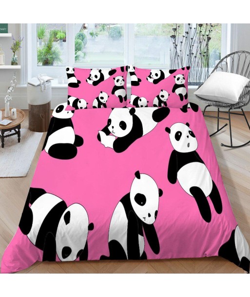 Pink panda duvet cover suggérées chez