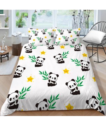 Zen panda duvet cover la colonne vertébrale