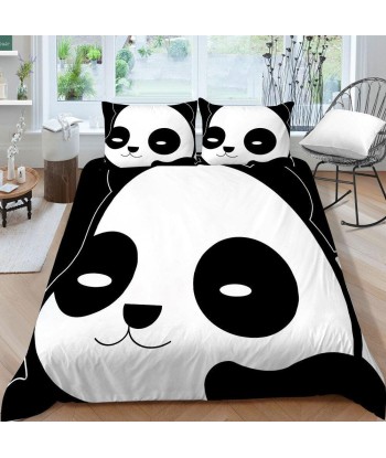 Black and white panda duvet cover votre restaurant rapide dans 