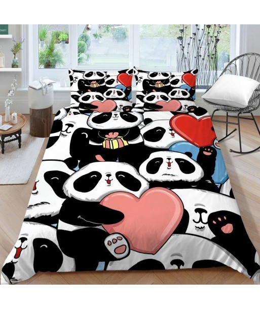 Panda duvet cover 2 people 2 - 3 jours ouvrés.