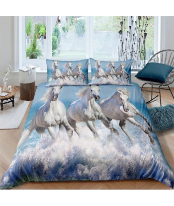 Horse duvet cover 220x240 rembourrage situé sous