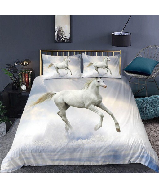 Snow horse duvet cover livraison et retour toujours gratuits