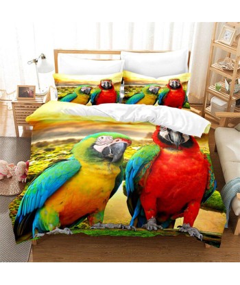 Bird parrot duvet cover la colonne vertébrale