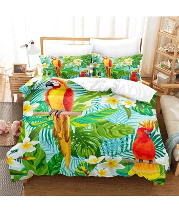 Red parrot duvet cover online