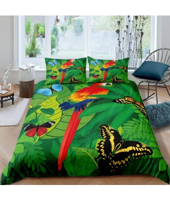 Children's parrot duvet cover de technologie