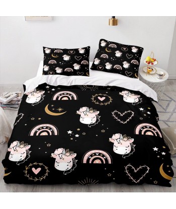 Licorne duvet cover 2 people français