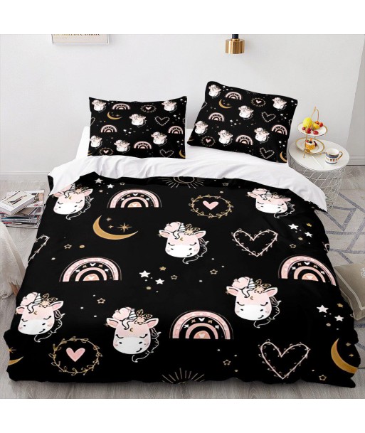 Licorne duvet cover 2 people français