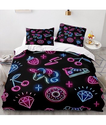 Black unicorn duvet cover store