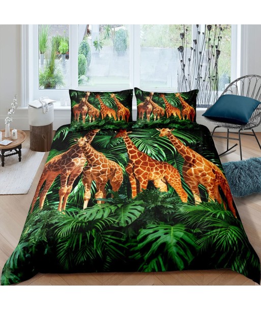 Jungle giraffe duvet cover acheter en ligne