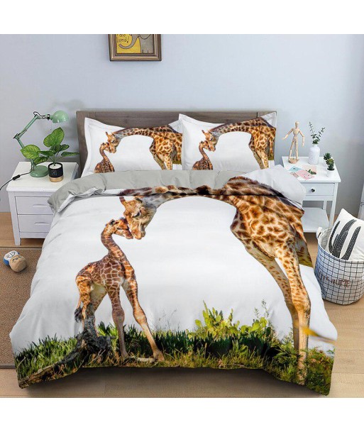 Baby giraffe duvet cover plus qu'un jeu 