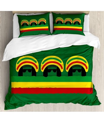 African flag duvet cover basket pas cher