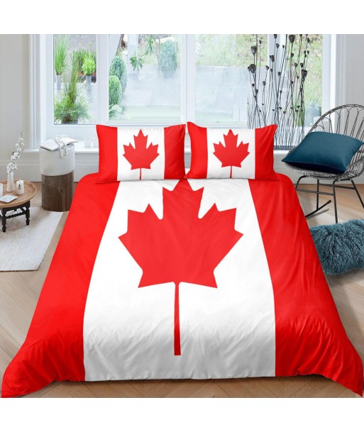 Canada flag duvet cover Dans la société mordern