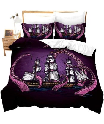 Kraken pirate duvet cover sur le site 