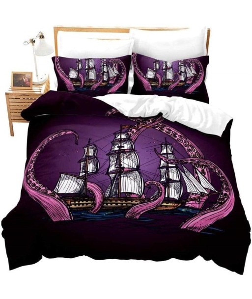 Kraken pirate duvet cover sur le site 