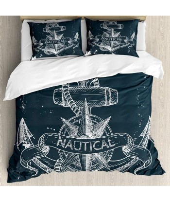 Pirate anchor duvet cover pas cheres