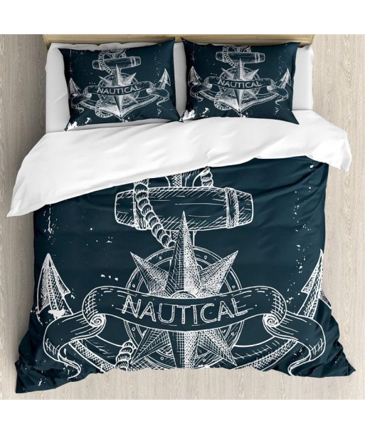 Pirate anchor duvet cover pas cheres