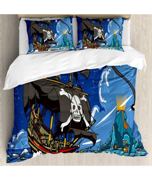 Pirate boat duvet cover acheter en ligne