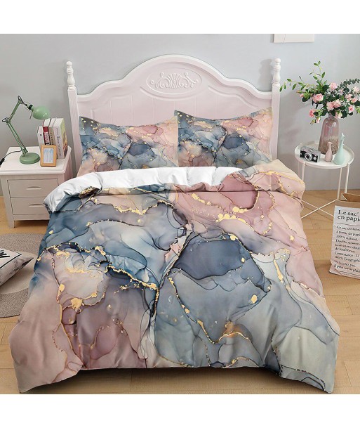 Pink marble duvet cover online