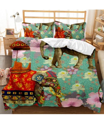 Elephant duvet cover India de pas cher