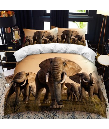 Duvet cover Elephant herd pour bénéficier 