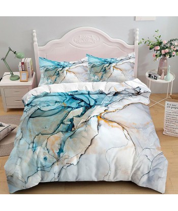 Gray marble duvet cover paiement sécurisé