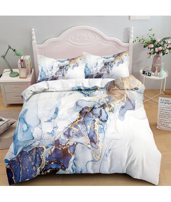 Gray marble duvet cover paiement sécurisé