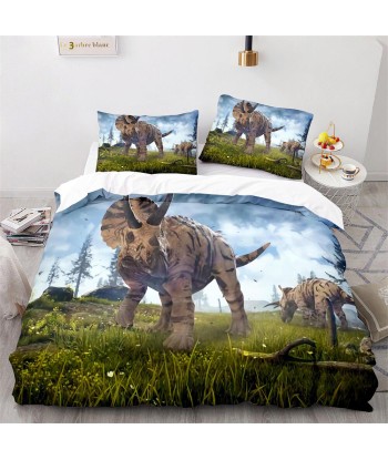 Dinosaur triceratops duvet cover chez Cornerstreet bien 