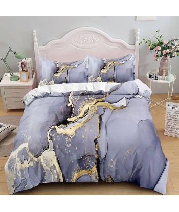 Gray marble duvet cover paiement sécurisé