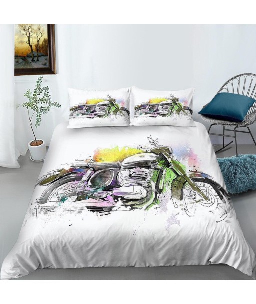 Biker motorcycle duvet cover Venez acheter