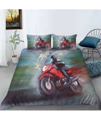 Grand Prix motorcycle duvet cover plus qu'un jeu 